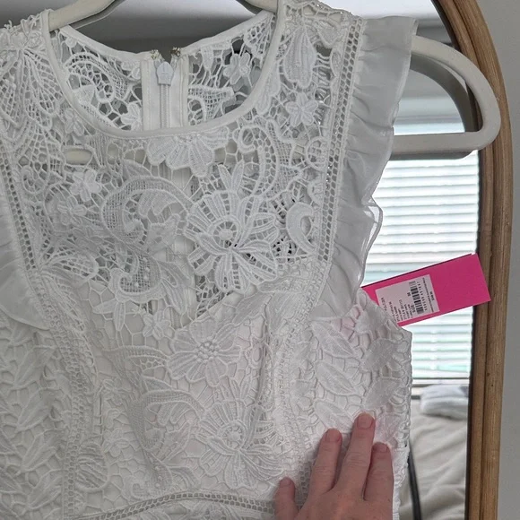Lilly Pulitzer White Lace Mini Dress - Picture 5 of 6